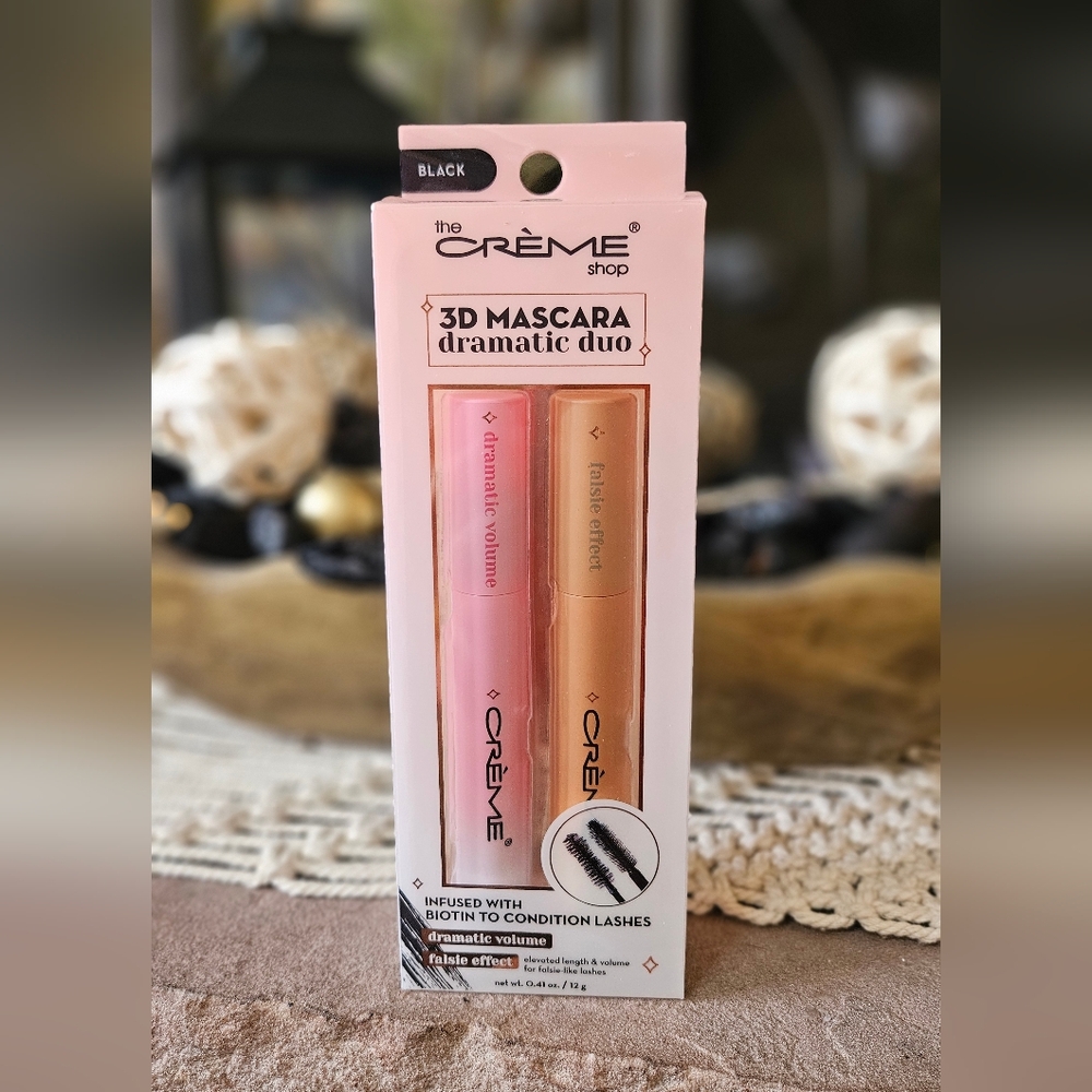 The Creme Shop 3D Mascara Dramatic Duo - Black